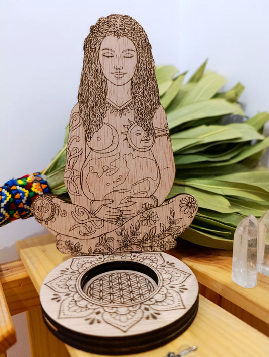 Figura Madre Tierra · Raíz, Vida y Conexión con la Naturaleza®️
