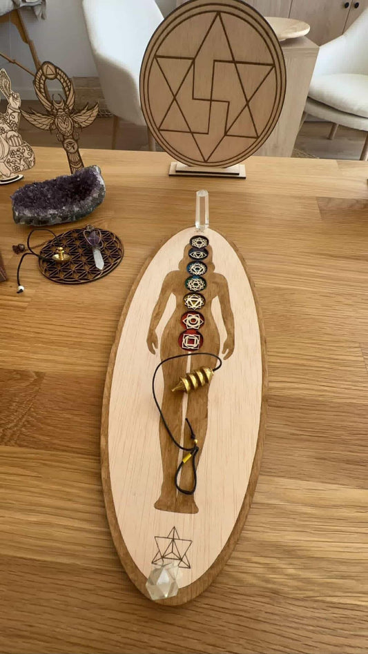 Tabla de Sanación Pintada - Mujer