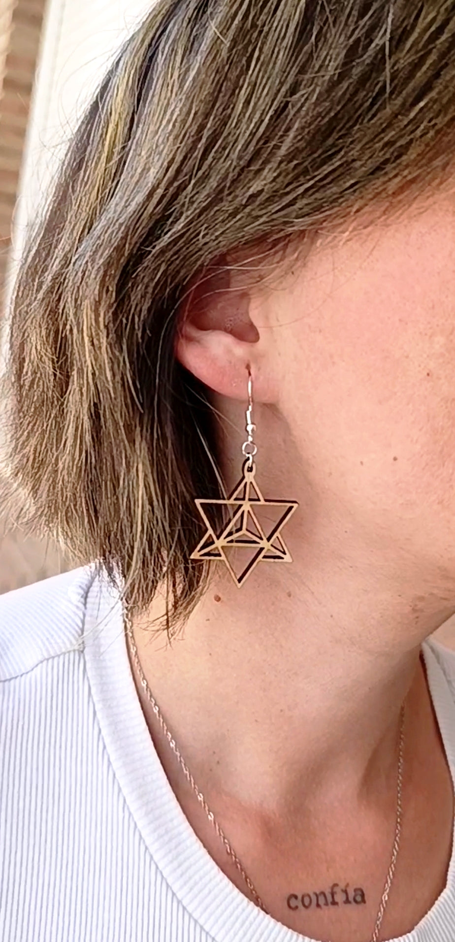 Pendientes Merkabah