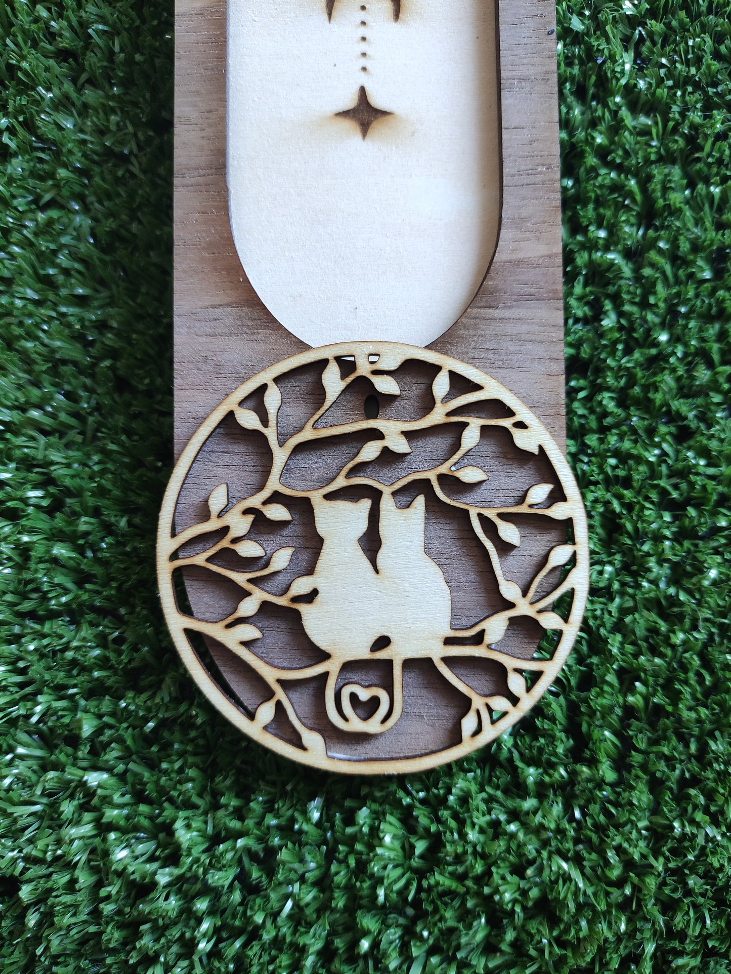 Porta incienso gatitos y fases lunares