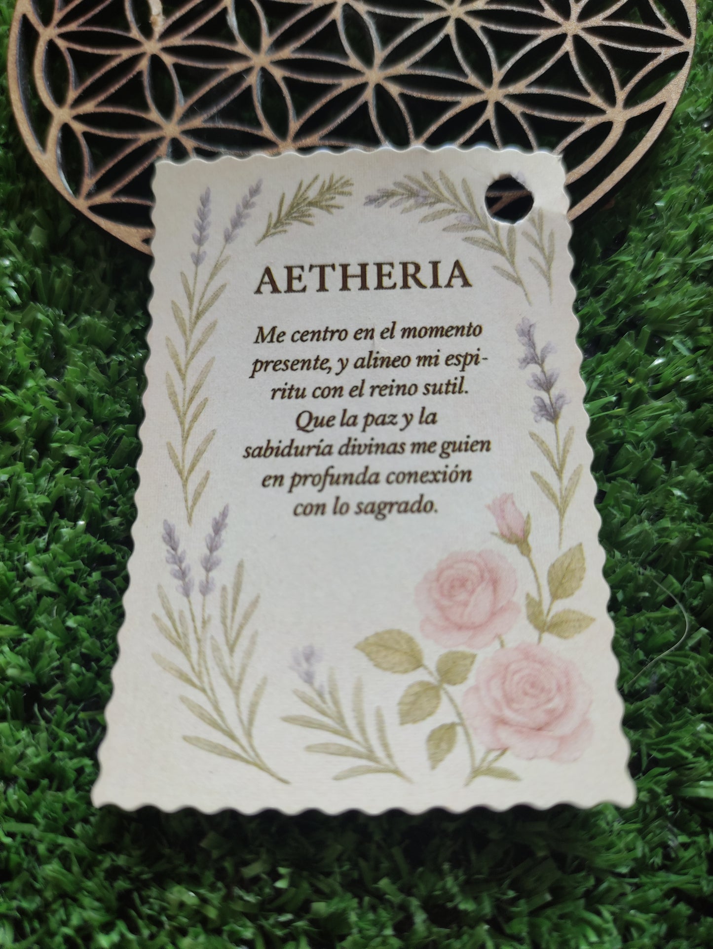 Aetherea-Brisa áurica natural de conexión espiritual