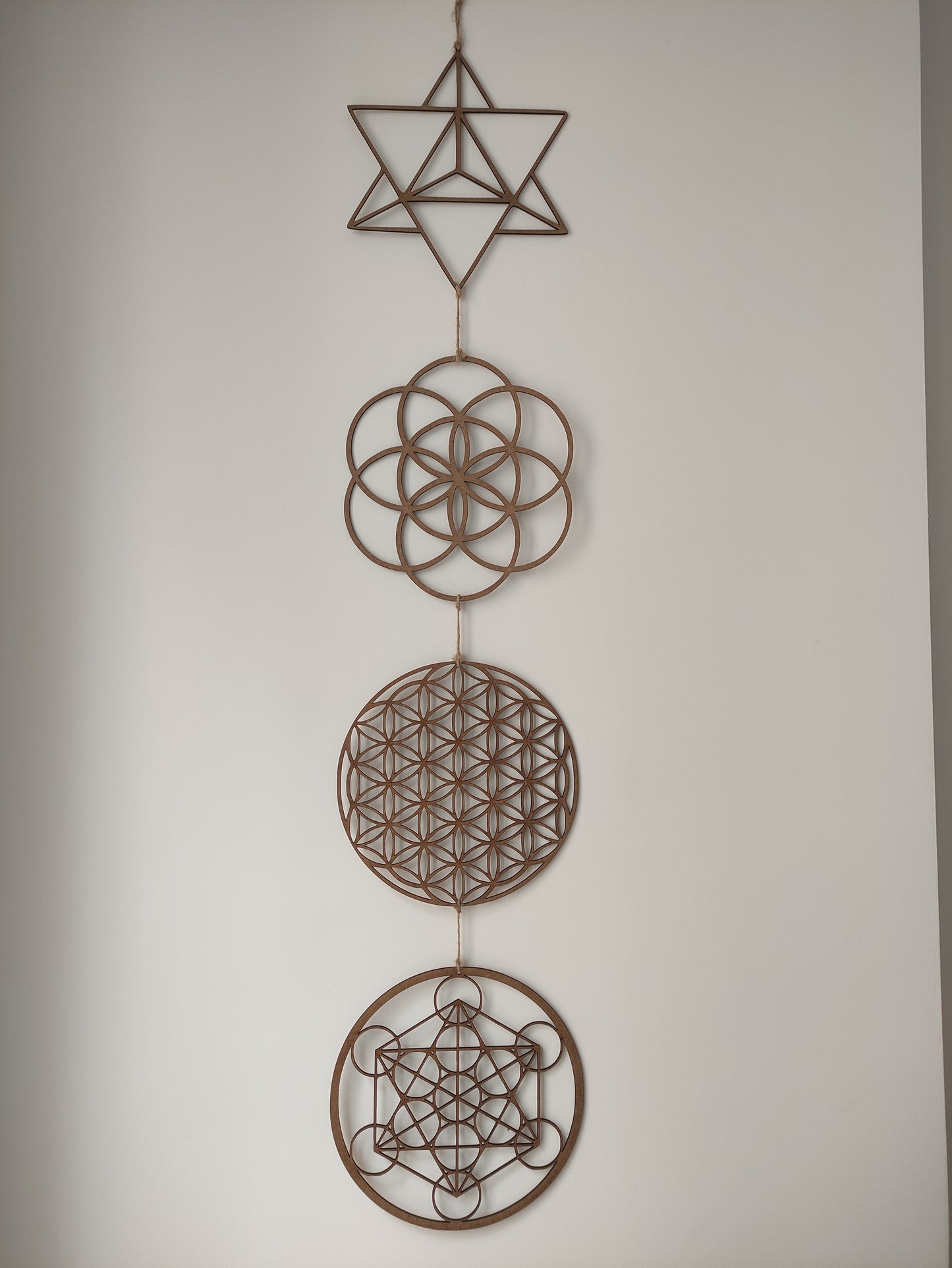 Colgante geometría sagrada 21 CMS.
