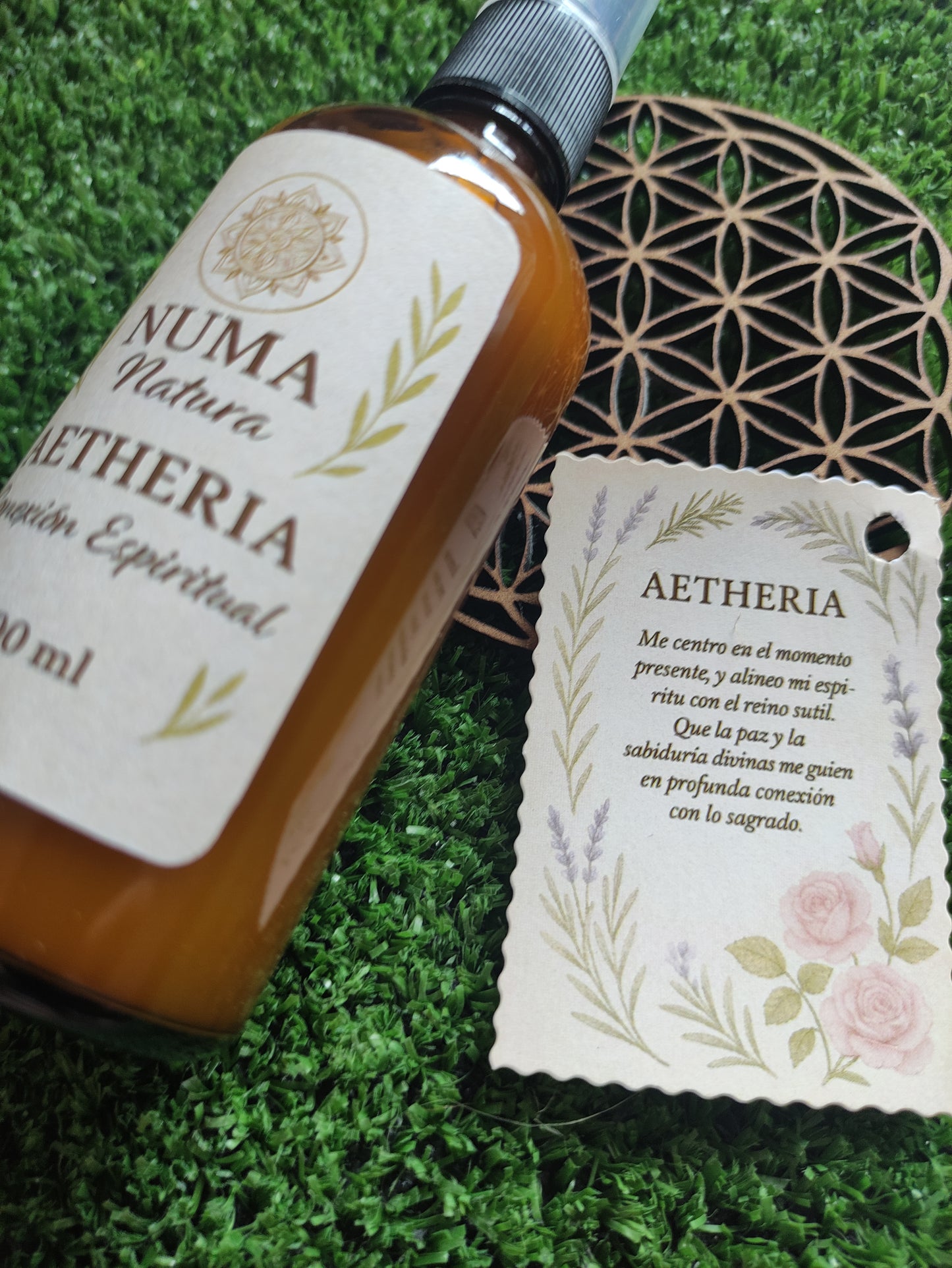 Aetherea-Brisa áurica natural de conexión espiritual