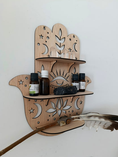 Altar de Pared Hamsa · Protección y Orden Sagrado