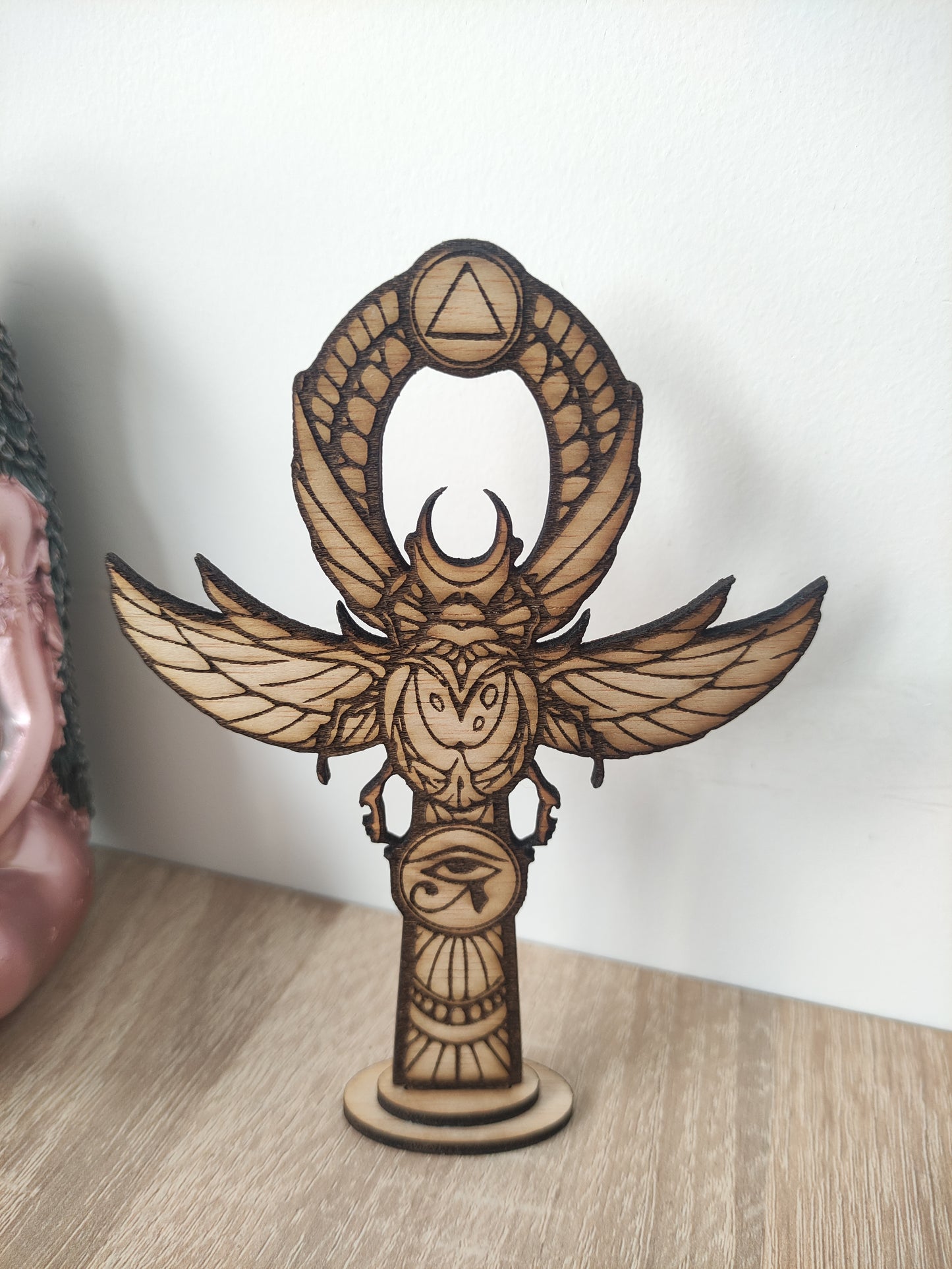 Llave Ankh 2 con pie