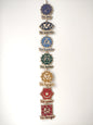 Colgante chakras con mantras