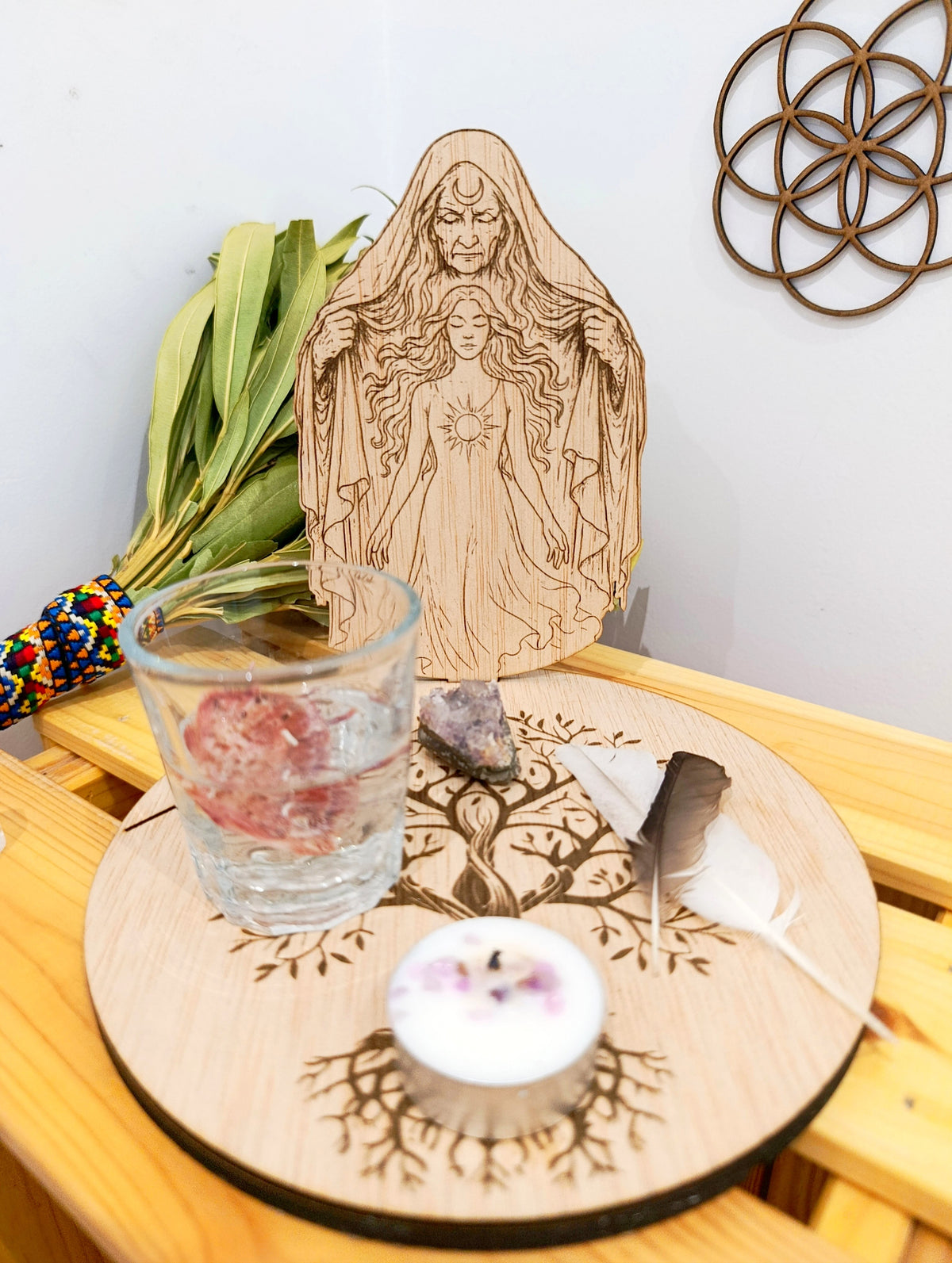 Altar Árbol de la Vida · Conexión y Guía Diaria