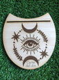 Soporte para carta del día-diseño ojo y lunas