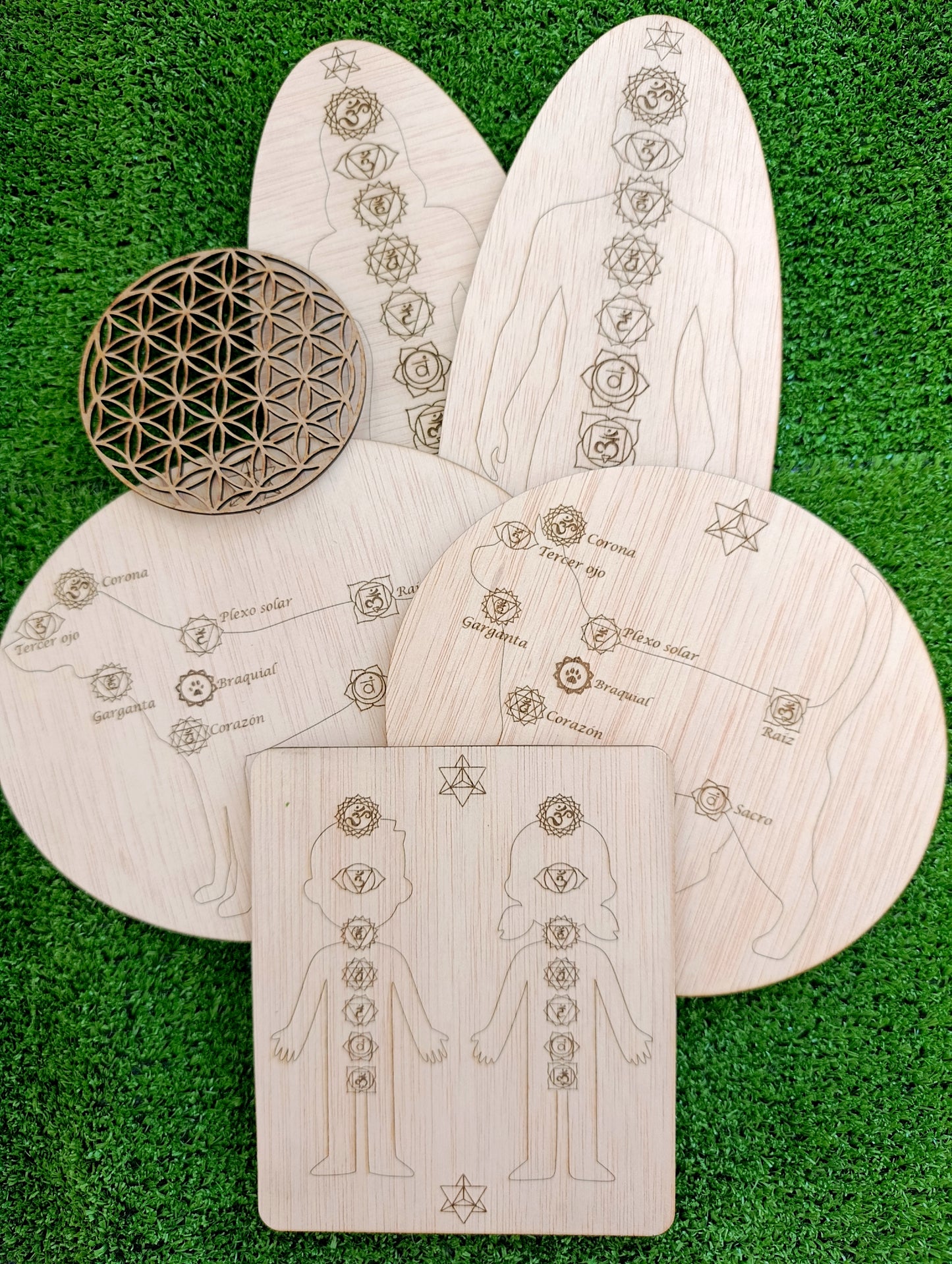 Pack Tablas de Sanación - Madera sagrada
