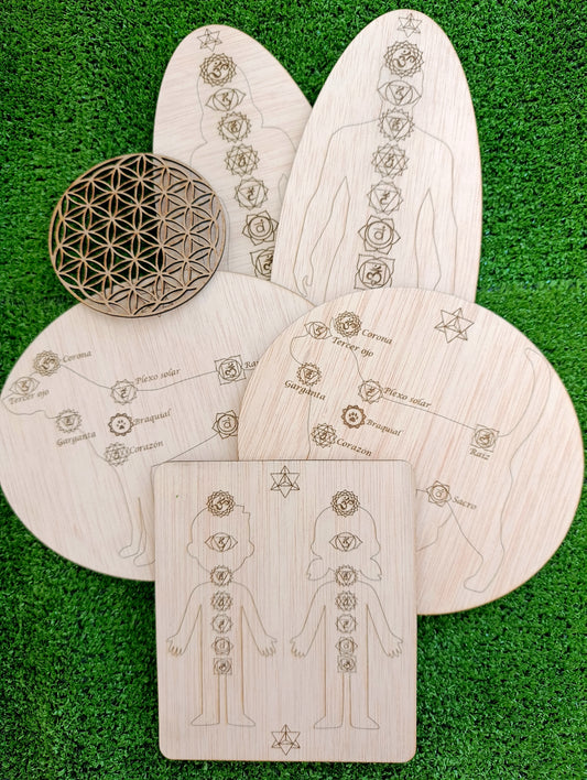 Pack Tablas de Sanación - Madera sagrada