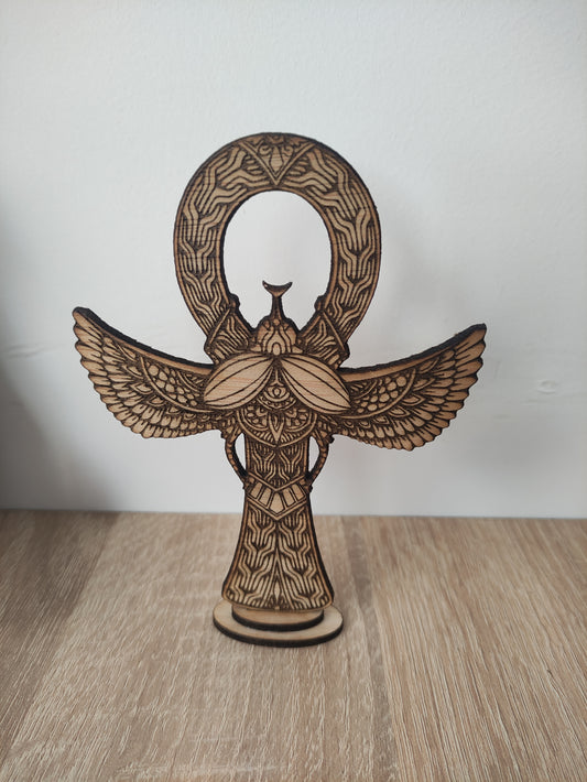 Llave Ankh 1 con pie