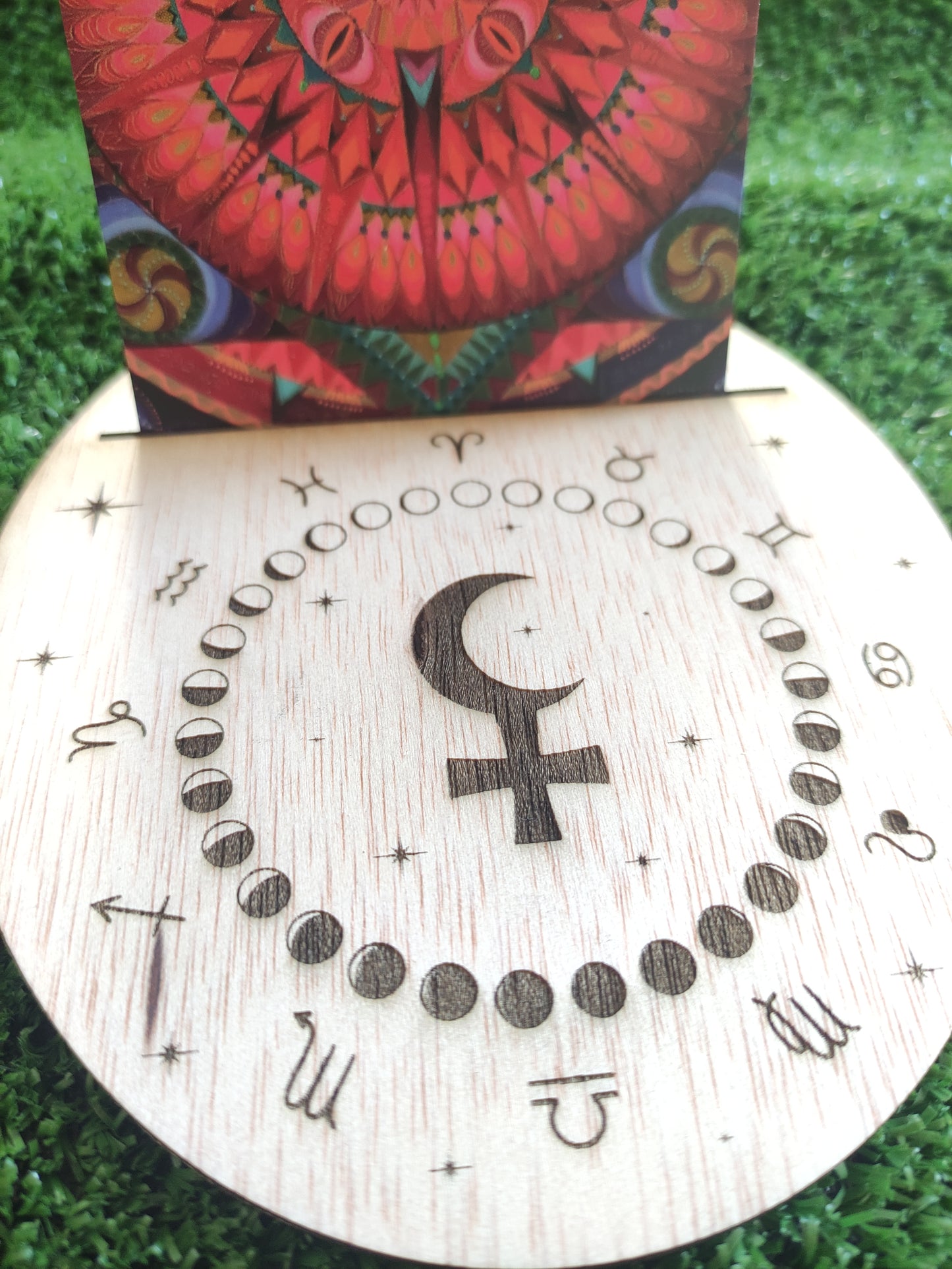 Soporte carta del dia-cruz inversa Lilith