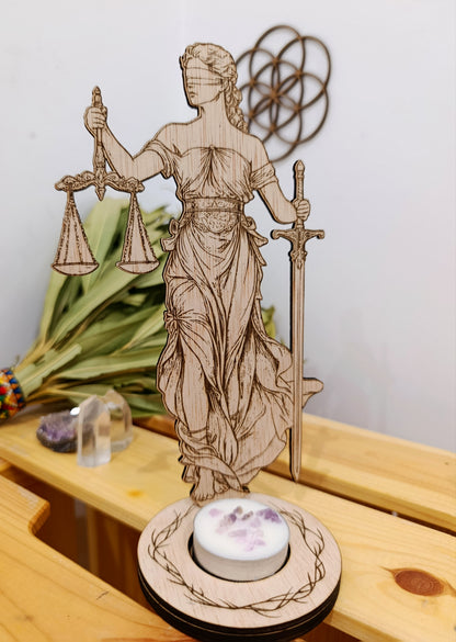 Diosa de la Justicia- Equilibrio, Alineación y Claridad