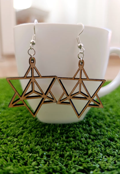 Pendientes Merkabah