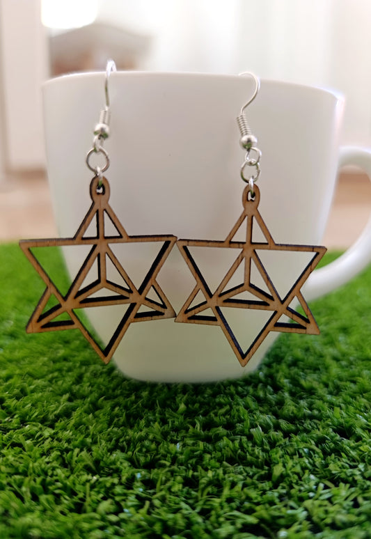 Pendientes Merkabah