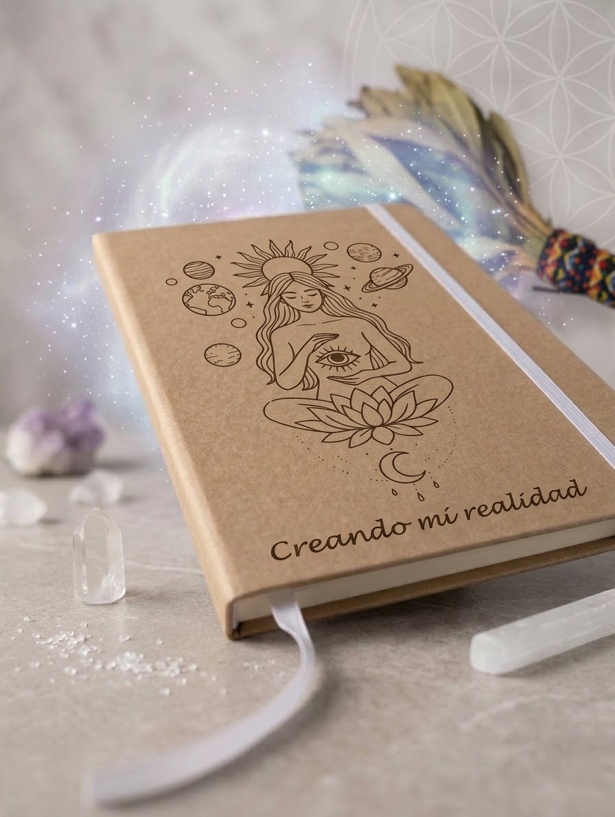 Libreta Creando Mi Realidad- Manifestación y Conexión Diaria®️