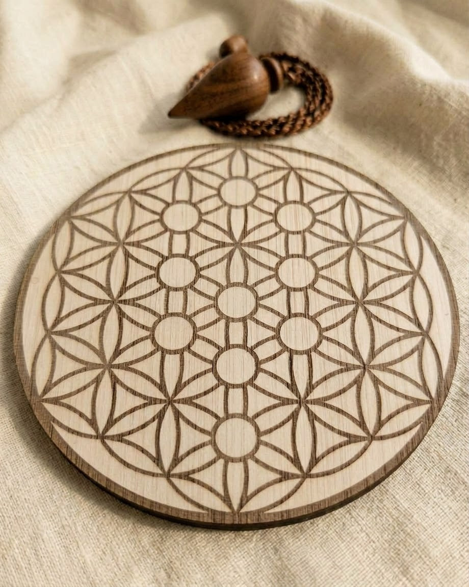 Flor de la Vida con Árbol de la Kabalah