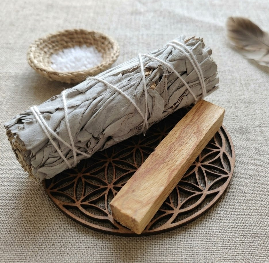 Pack armonización energética · salvia, palo santo y Flor de la Vida