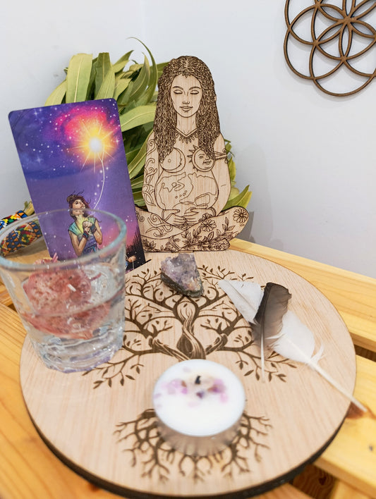 Altar Árbol de la Vida · Conexión y Guía Diaria