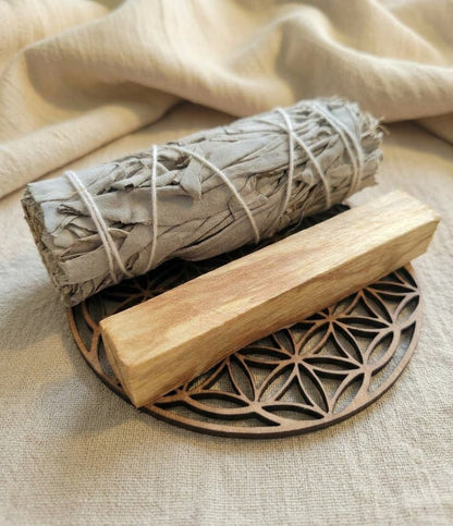 Pack armonización energética · salvia, palo santo y Flor de la Vida