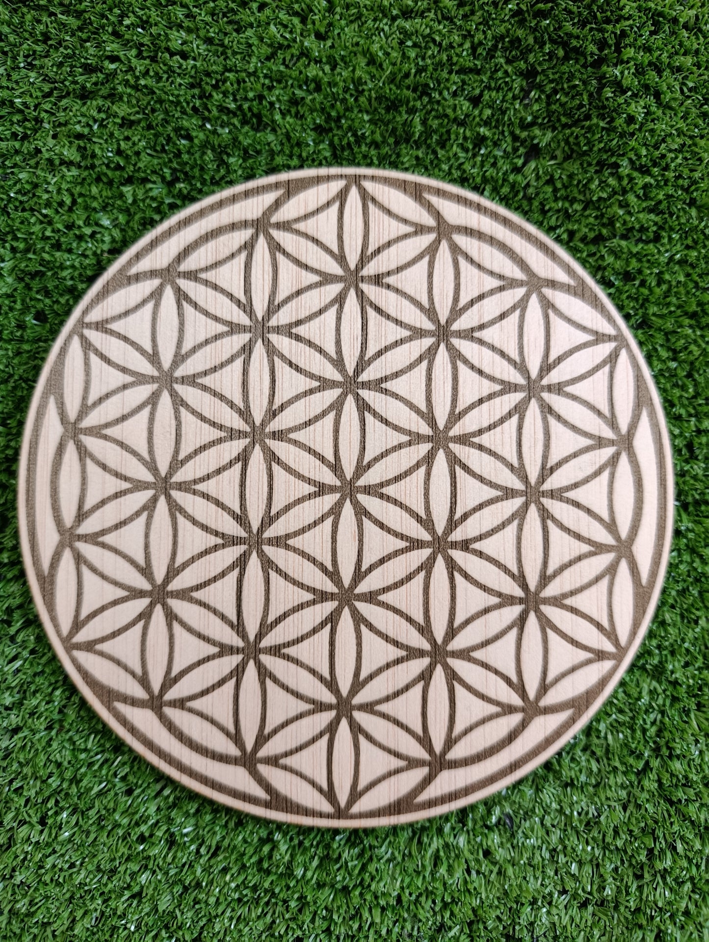 Tabla grabada Flor de la Vida