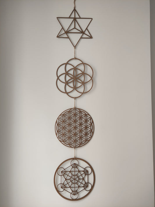 Colgante geometría sagrada 21 CMS.