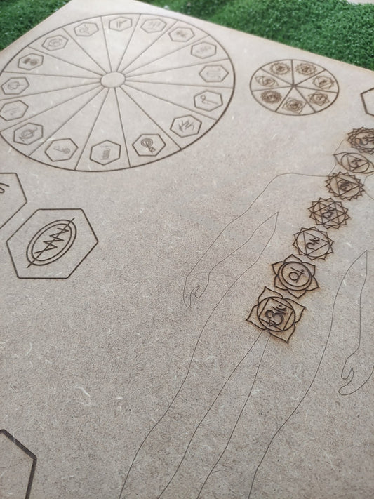 Pack Shaj' tâh - mesa, símbolos y cajita