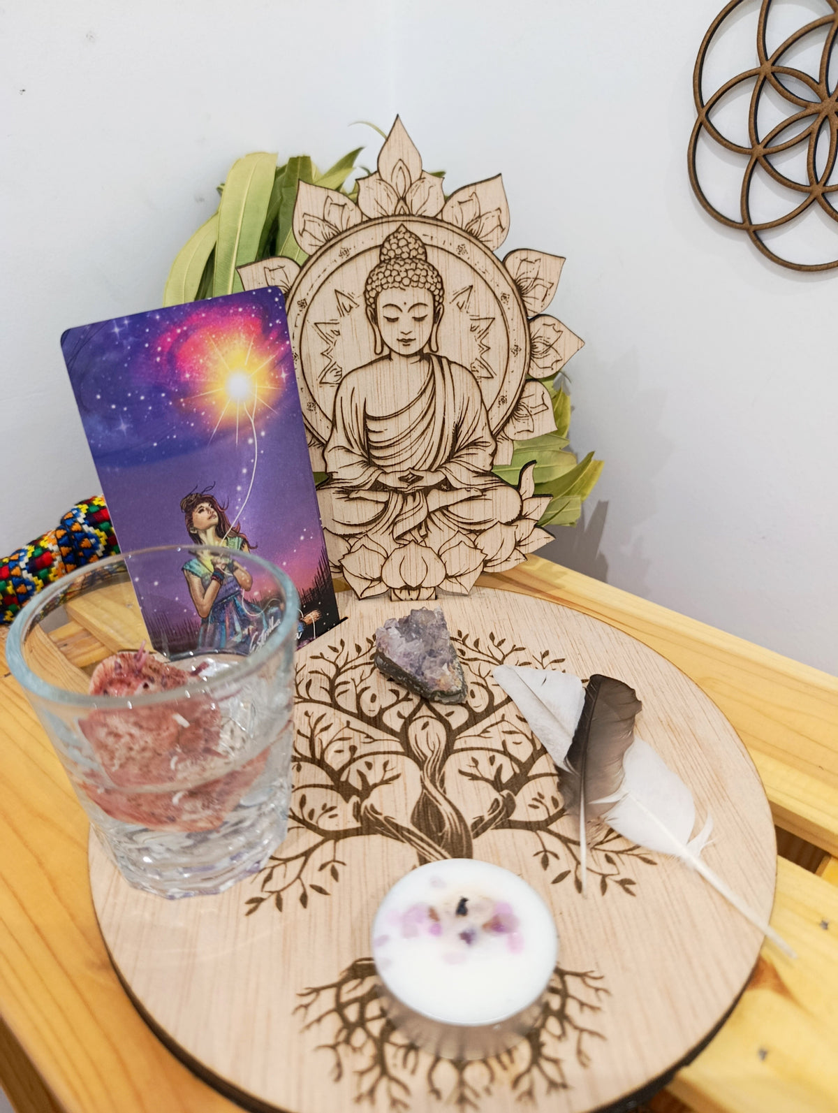 Figura Buda · Iluminación y Pureza