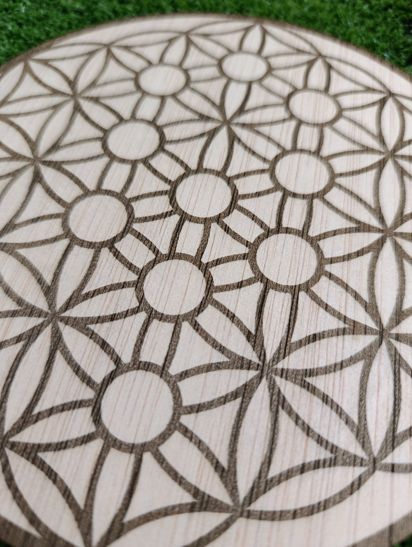 Flor de la vida con Árbol de la Kabalah