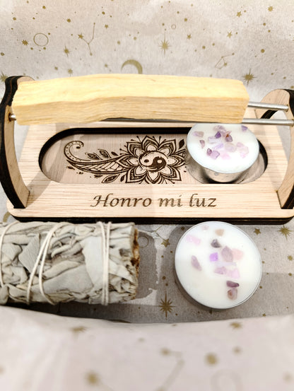 Pack Quemador Palo Santo · OFERTA PREVENTA