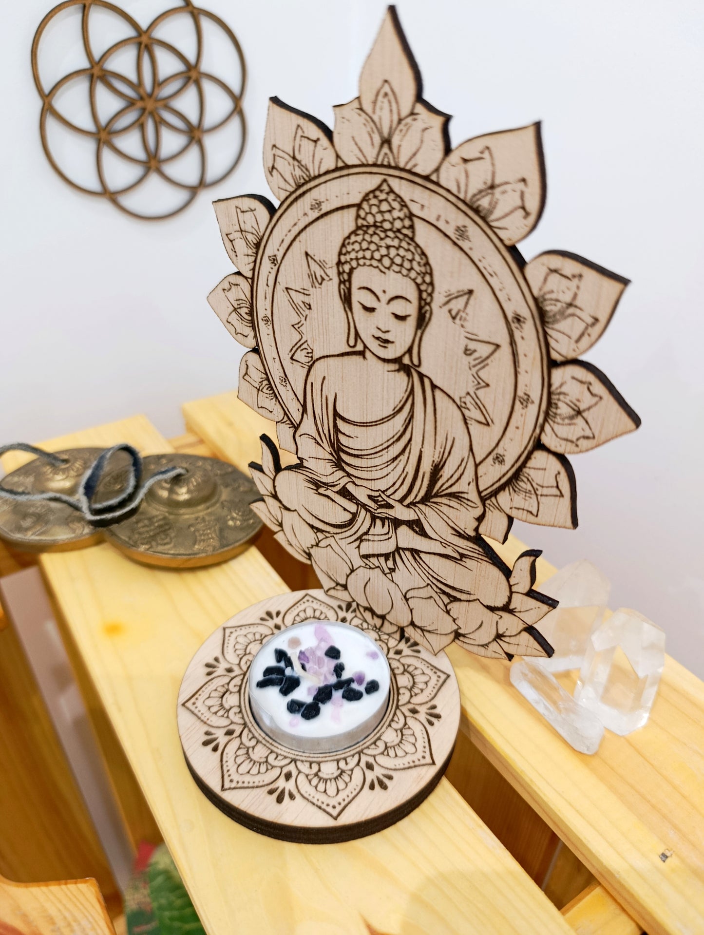 Figura Buda- Iluminación y Pureza