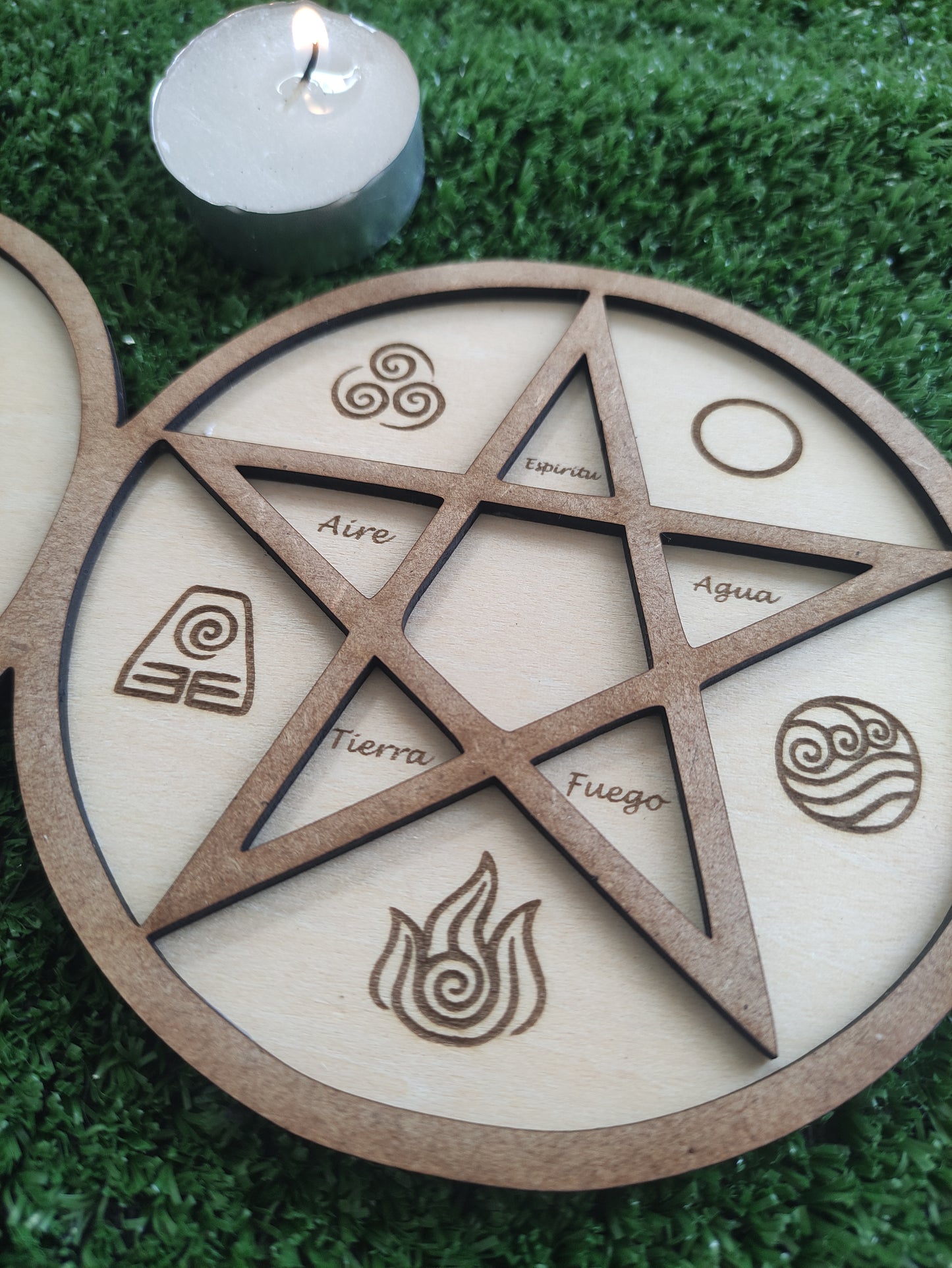 Base ritual estrella y elementales