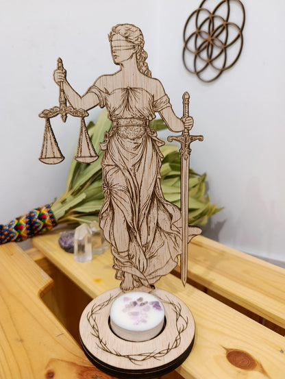 Diosa de la Justicia- Equilibrio, Alineación y Claridad