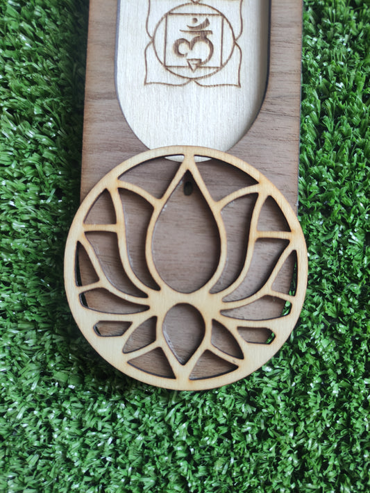 Portaincienso loto con chakras