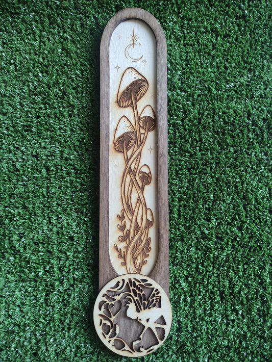 Portaincienso setas y hada