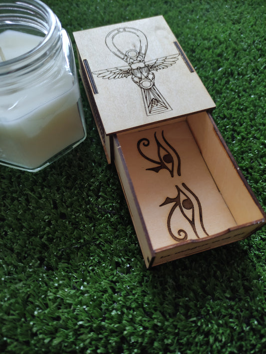 Cajita de cerillas Ankh