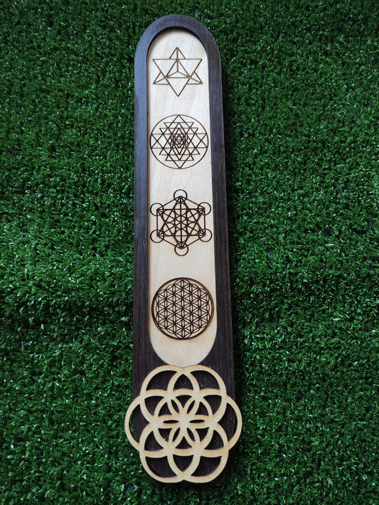 Porta incienso geometría sagrada