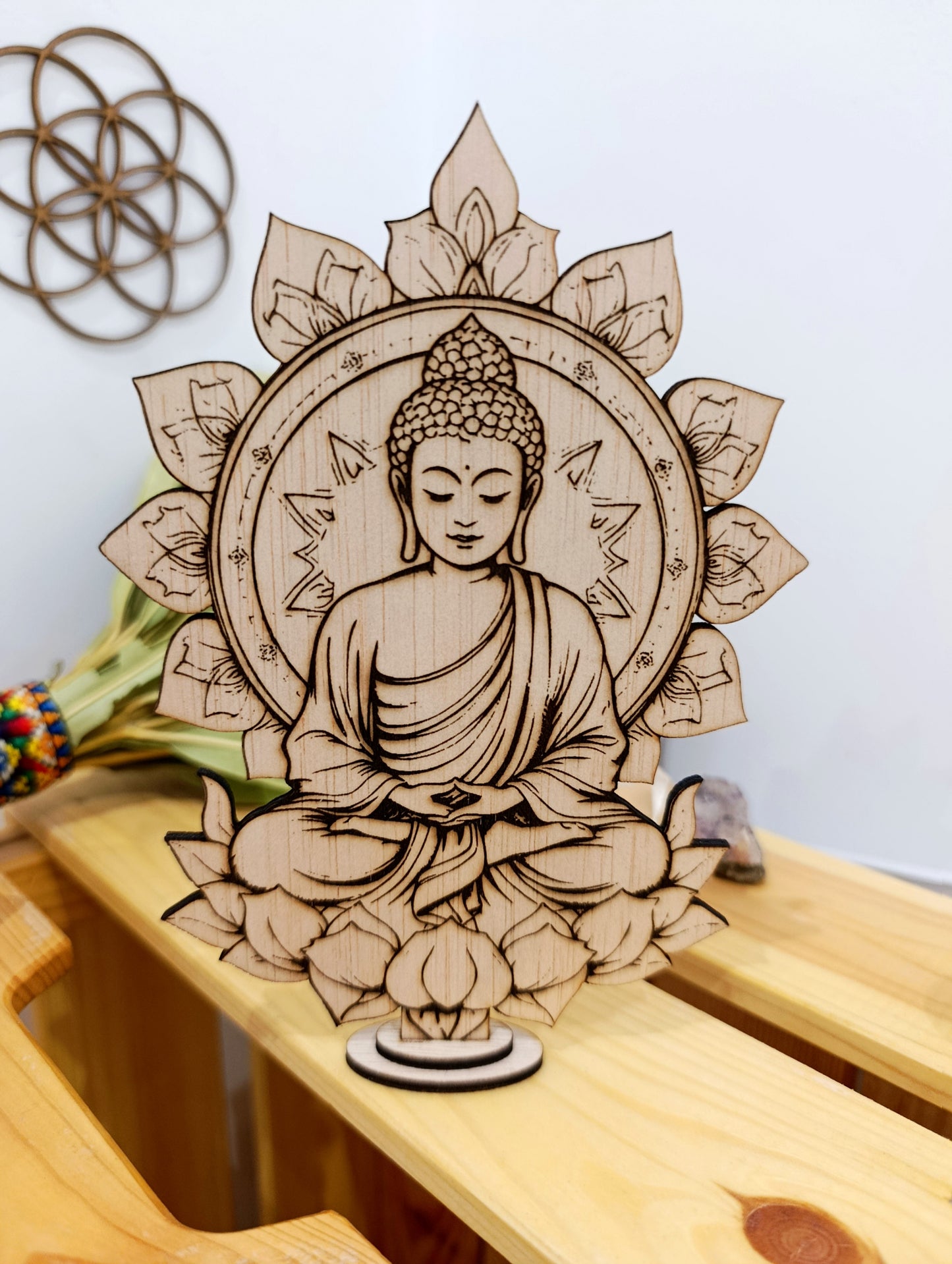 Figura Buda · Iluminación y Pureza