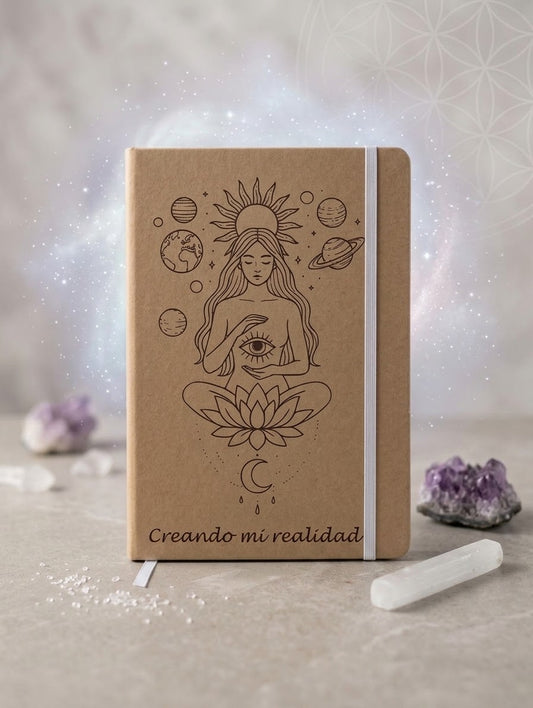 Libreta Creando Mi Realidad- Manifestación y Conexión Diaria®️